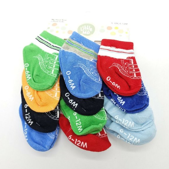 Little Me Other - Little Me Baby Boys' Sports Shoe 12-Pack Socks